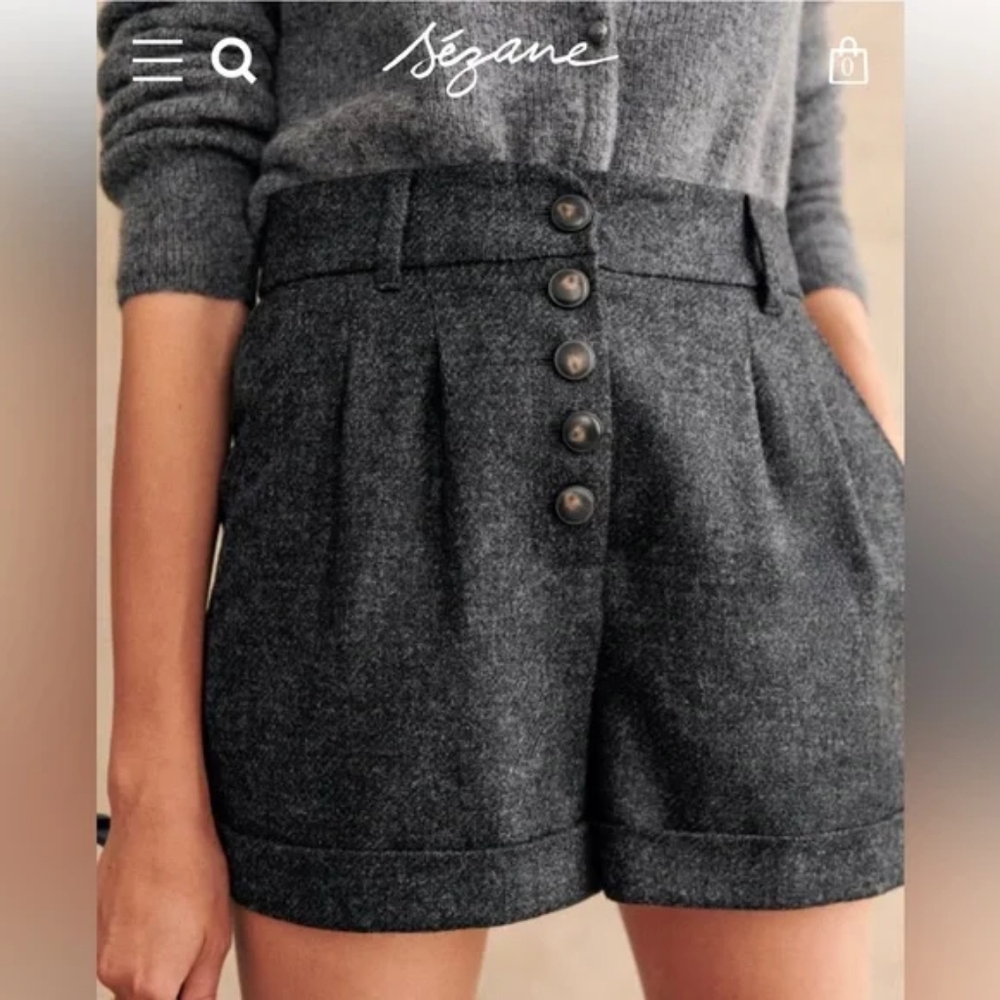 NWT Sezane Wallace shorts